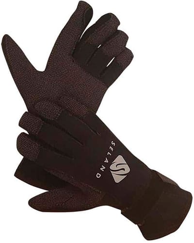 Seland Agukev Handschoenen 3 Mm Zwart S Man