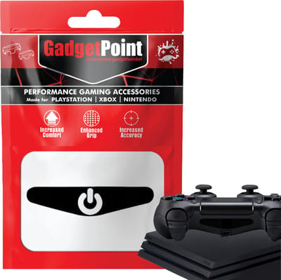 Gadgetpoint - Controller Stickers voor PS4, PlayStation 4 - Performance Gaming Skin - Bescherming Accessoires - Uit/Aan Knop
