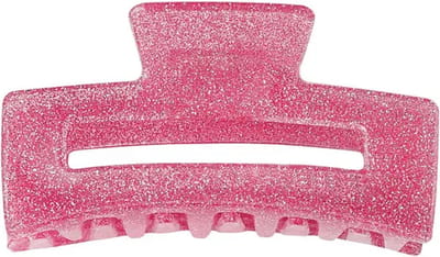 Haarklem glitter Roze Sheet Material
