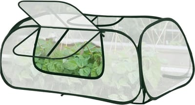 Foliekas - Kweekkas - Planten Overwinteren - Vorstbescherming - 114 cm - Groen