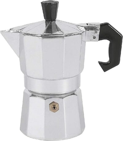 Aluminium espressokoker voor 1 kopje – Traditionele espresso bereiding