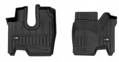 Frogum 3D Rubberen Vloermatten Set – Geschikt voor MERCEDES-BENZ Atego 1 1995-2005 – TPE Premium Kwaliteit – Extra Hoge Rand 6 cm – Geurloos – Zwart