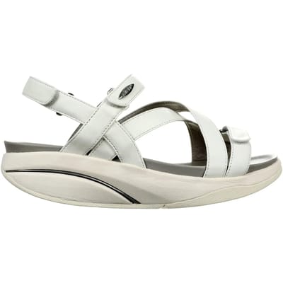 MBT klittenband sandaal KIBURI WHITE
