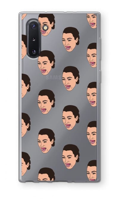 Case Company® - Hoesje geschikt voor Samsung Galaxy Note 10 hoesje - Ugly Cry Call - Soft Cover Telefoonhoesje - Bescherming aan alle Kanten en Schermrand