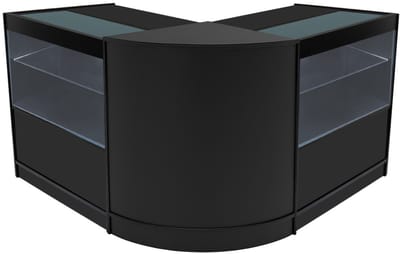 Selene led winkelbalieset - zwart - 90x60 & 60x60cm - 2x c900, 1x cm60
