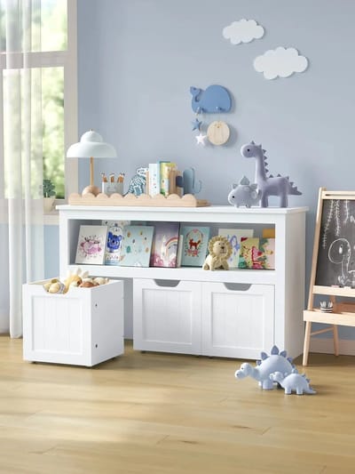Woongenotonline - Opbergkast speelgoed - Stijlvol en praktisch - Perfect voor de kinderkamer
