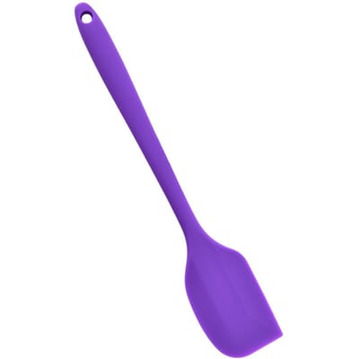 Spatule en silicone de qualité alimentaire, résistante à la chaleur, antiadhésive, ustensiles de cuisine violet