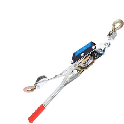 Handmatige Lier - Kabelspanner - Trekken en Spannen - Dubbele Haken - 1.98 kg - Zilver