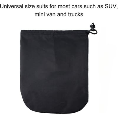 Lot de 2 housses de protection pour rétroviseur de voiture, anti-neige, anti-poussière, étanche, pour l'hiver noir