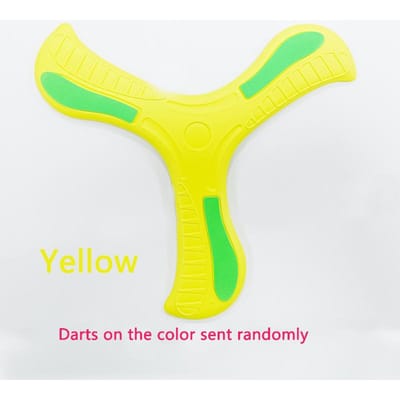 Jouet Boomerang Croix à Trois Feuilles Disque Volant d'Extérieur Jeux de Disque Volant Sports Interactifs pour Adultes-Enfants Jouets pour Enfants Cadeau de Décompression