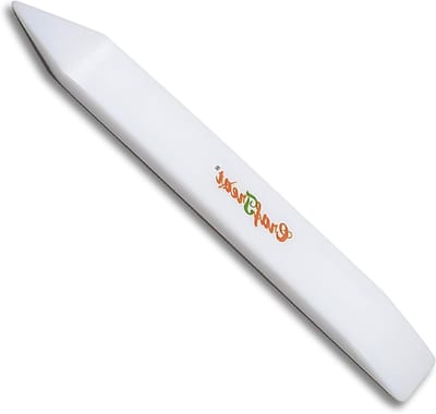 Teflon Bot Vouwer - Papier vouw tool - Papier knutselen - Niet-klevend oppervlak - 2.95 x 1.95 Inches - Wit