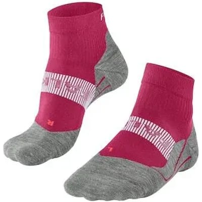FALKE RU4 Cool Short anti-blaar functioneel materiaal hardloopsokken dames rood - maat 35-36