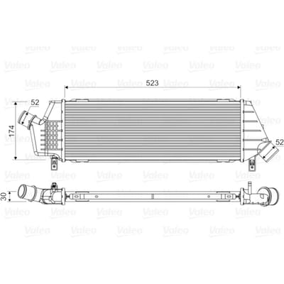 Intercooler VALEO 818354