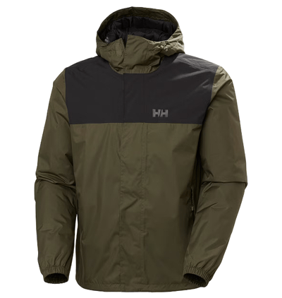 Helly Hansen – Vancouver Fleece Gevoerde Jas – Maat XXL & Helly Tech Protection – Waterdicht & Winddicht – Voor Heren – Utility Green Polyester
