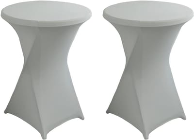 2x Stretchy Tafelbeschermer voor Ronde Bartafel Ø60-80 cm - Elastisch, Sneldrogend en Onderhoudsarm