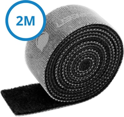 Ugreen Kabel Organizer Klittenband 2 meter - perfecte kabelmanagement oplossing - eenvoudig op maat te knippen