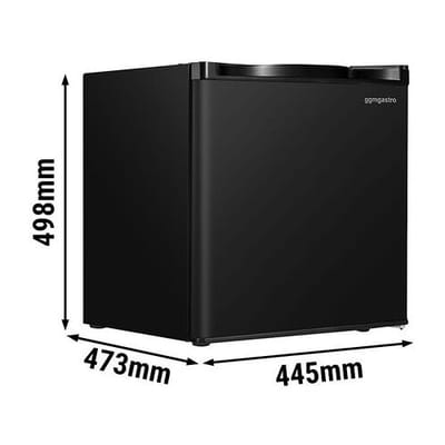 GGM Gastro Mini-Tiefkühlschrank ECO - 32 Liter - mit 1 Tür - Schwarz