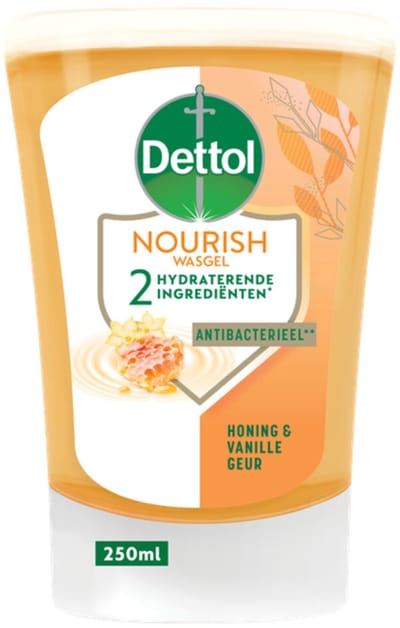 Dettol No-Touch Handzeep Refill Extra Care Honey & Sheabutter - 3 x 250 ml - Voordeelverpakking