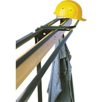 Hoedenplank voor kleedkamerbank, staal, 1015 mm lang, antraciet