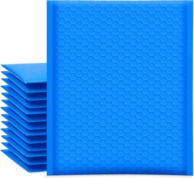 Gewatteerde Enveloppen - Bubble Mailers Post Enveloppen - Veilig Verzenden - Zelfdichtend Blauw - 25 Stuks 8.5x12" - Blauw