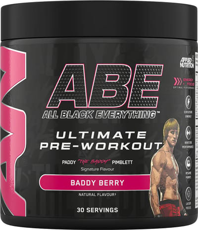 Applied Nutrition - ABE Ultimate Pre-Workout - Baddy Berry - 390G - Met Tshirt