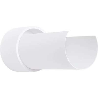 Sollux Lighting Wandlamp Flash - E27 - wit - staal - 21x10x10cm