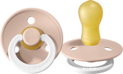 Bibs Blush Glow in the Dark 18+ mnd Fopspeen 300256C