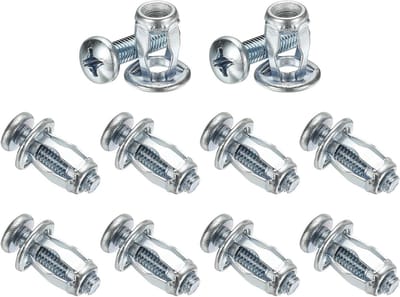 10 Stuks M6 x 20 Holle Deurankerset, Petal Nuts Expansieschroef voor Holle Wanden, Aluminium Gevels, Stalen Buizen en Plastic Panelen