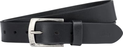 camel active Riem gemaakt van leer - Maat menswear-S - Zwart