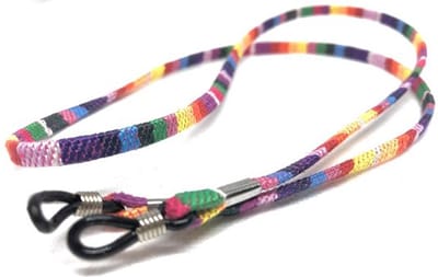 Knaak Brillenkoord Pride - Zonnebrilkoord met Regenboog Kleuren - Zonnebril Touwtje - 1 stuk