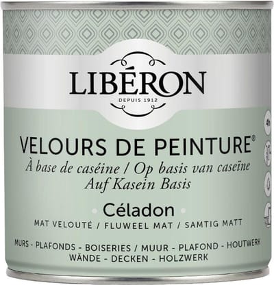 Liberon Velours De Peinture Muurverf - Mat - Céladon - 0,5l
