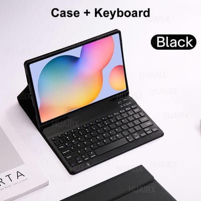 Étui avec clavier pour Galaxy Tab S6 Lite 10,4 pouces, Housse de clavier détachable pour Samsung Tab S6 Lite SM-P610 P613 P615 P619 Hebrew keyboard