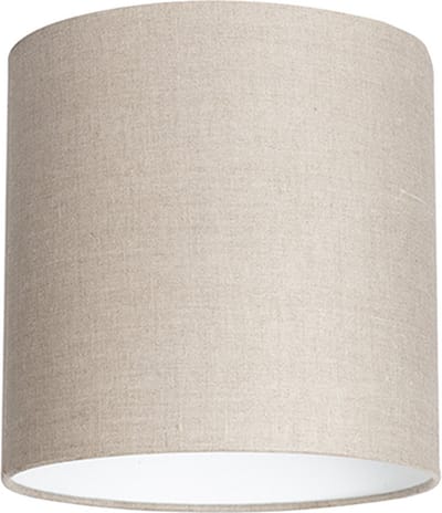 Uniqq Lampenkap stof grijs linnen Ø 18 cm - 15 cm hoog