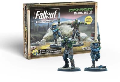 Fallout: Wasteland Warfare - Super Mutants: Marcus and Lily - Uitbreiding - Modiphius Entertainment - Ongeschilderd
