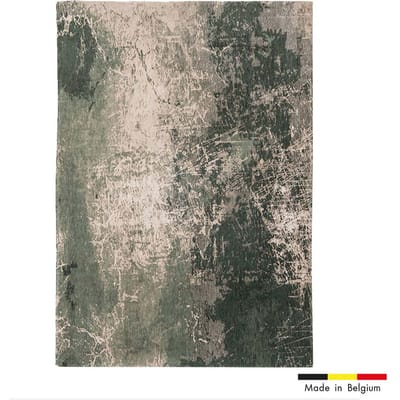 Louis de Poortere Vloerkleed 230 cm x 330 cm 8723 Mad Men Cracks Dark Pine