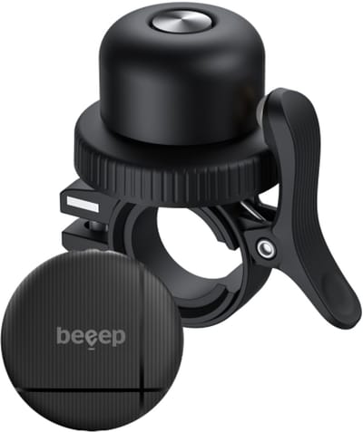 Beeep BeTag Find My Tracker Black & Bicycle Bell