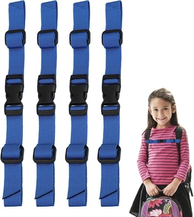 Verstelbare Borstband - Rugzak Band - Buiten Activiteiten - Verlicht Schouderdruk - Tot 40cm Verstelbaar - Groen
