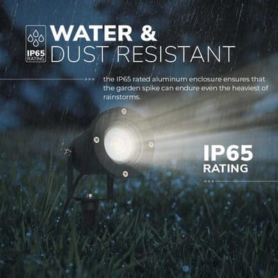 HOFTRONIC Sydney - 3x Prikspot XL - Aluminium - Zwart - IP65 waterdicht - Geschikt voor GU10 spot - 20 watt - 3 jaar garantie