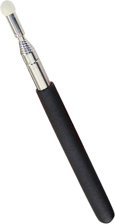 Somstyle Aanwijsstok Uitschuifbaar - Pointer Stok - 25- 120 CM - Presenter - Telescopische Aanwijspen - Zwart / Zilverkleurig