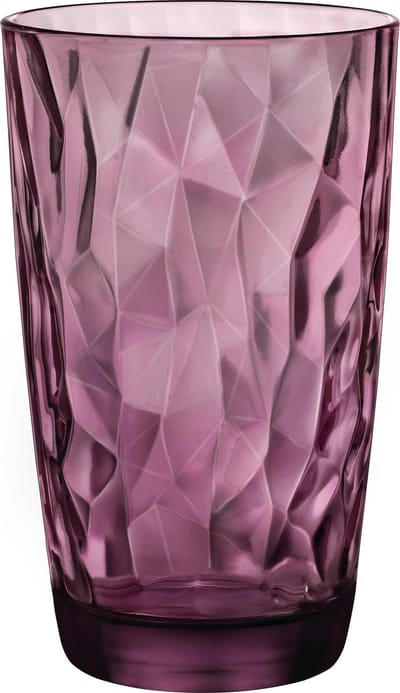 Bormioli Rocco Diamond Longdrinkglas - 47 cl - Paars - Set-6
