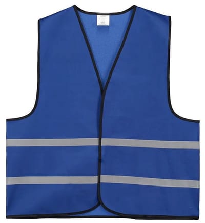 Blauw veiligheidshesje 1 stuk