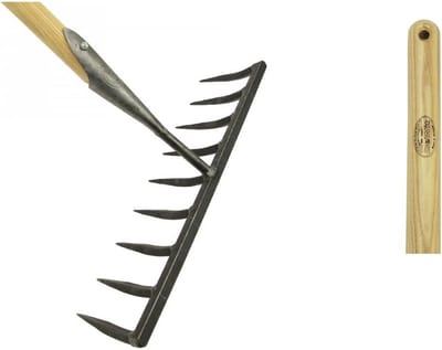 Zaadhark 9-tands deWit steel 170cm
