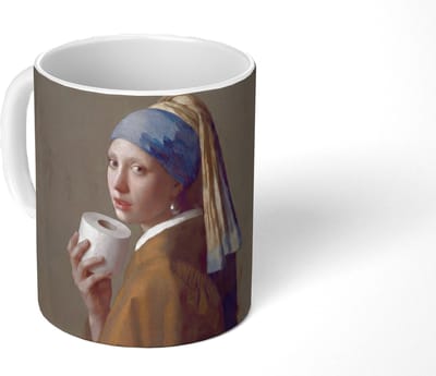 Mok - Koffiemok - Klassiek - Humor - Kleurrijk - Mokken - 350 ML - Beker - Koffiemokken - Theemok