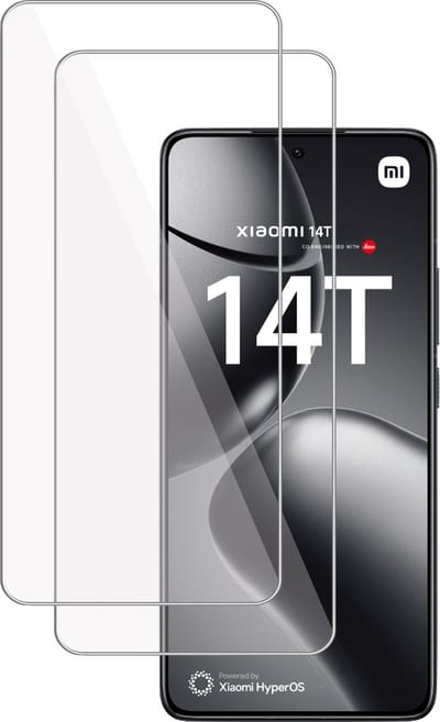 2x Screenprotector geschikt voor Xiaomi 14T / 14T Pro Screenprotector – Gehard Glas - Proteqt+