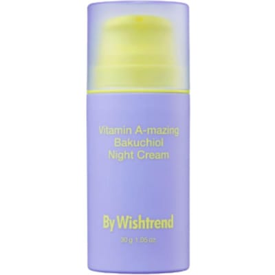 By Wishtrend Amazing Bakuchiol Nachtcrème 30g | Zacht Retinol-Alternatief voor Rimpelverzorging & Verheldering