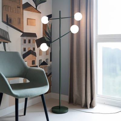 it's about RoMi Vloerlamp Copenhagen - Groen - 48x26x170cm - Modern - Staande lampen voor Woonkamer - Slaapkamer