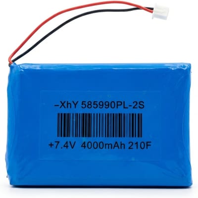 7,4 V 4000 mAh batterij compatibel met Satlink Ws-6905 / 6906 / 6912 / 6939 en meer