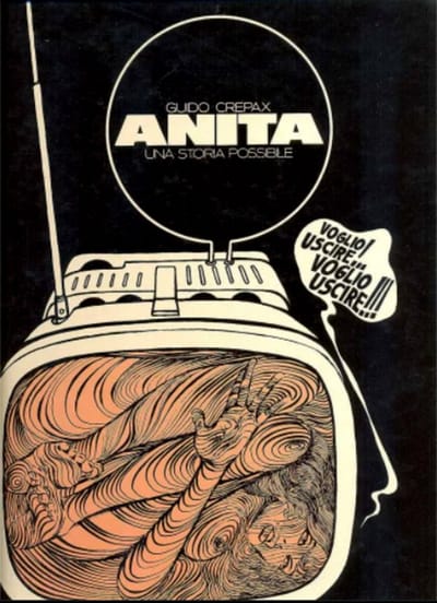 Anita Una Storia Possible – Guido Crepax (HC) (Franstalig) [Erotiek 18+] {stripboek, stripboeken nederlands. stripboeken volwassenen, strip, strips}