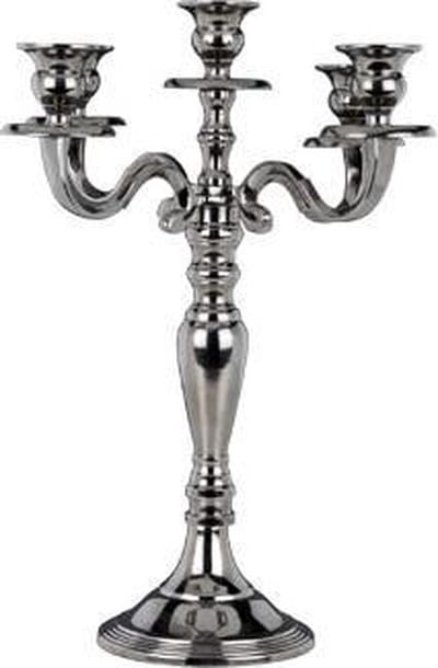Cosy @ Home Kandelaar 5k - H40cm Zwart Nickel