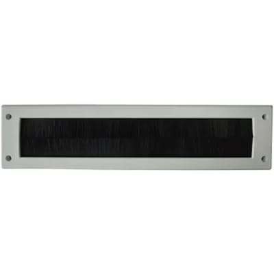 Sencys Brievenbus Brievenbusplaat Met Tochtborstel - Abs - Wit - 1x41x8cm